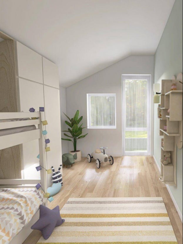 Orientierung nach Süden - viel Licht auch im Winter!