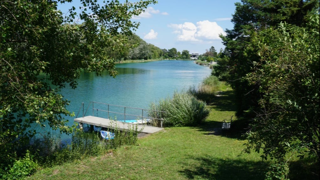 eine Oase der Ruhe neben der Seestadt Aspern